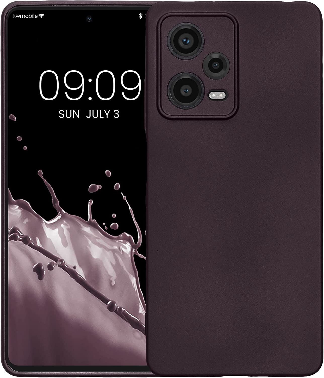 KW Xiaomi Redmi Note 12 Pro Θήκη Σιλικόνης TPU - Metallic Blackberry - 60711.115