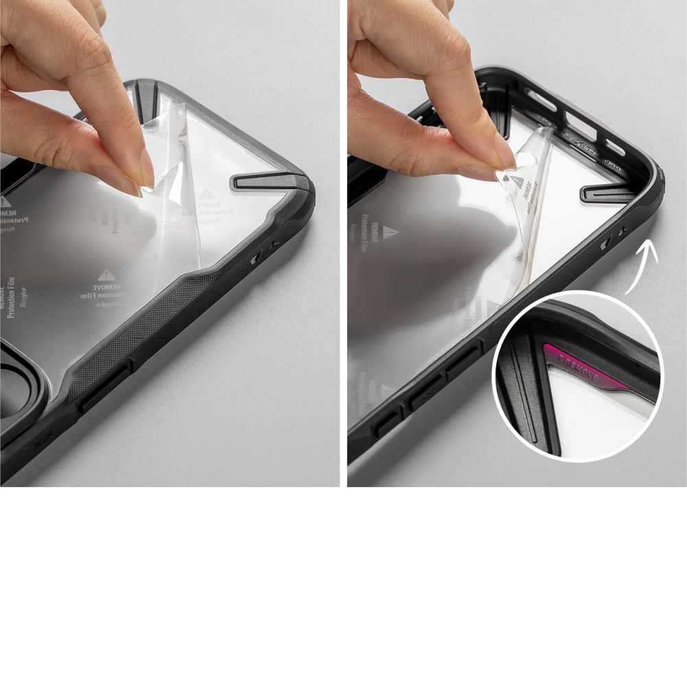 Ringke Samsung Galaxy A35 5G Fusion X Σκληρή Θήκη με Πλαίσιο Σιλικόνης - Black