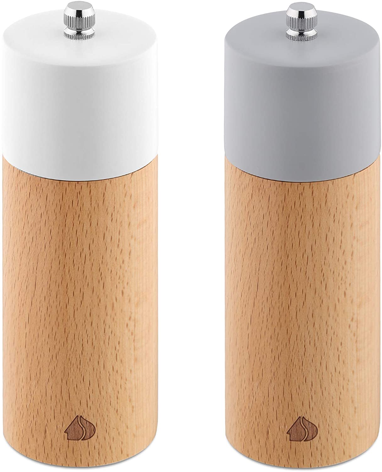 Navaris Salt and Pepper Mill Set Σετ Μύλων Αλάτι και Πιπέρι - Beech Wood - 49616.04