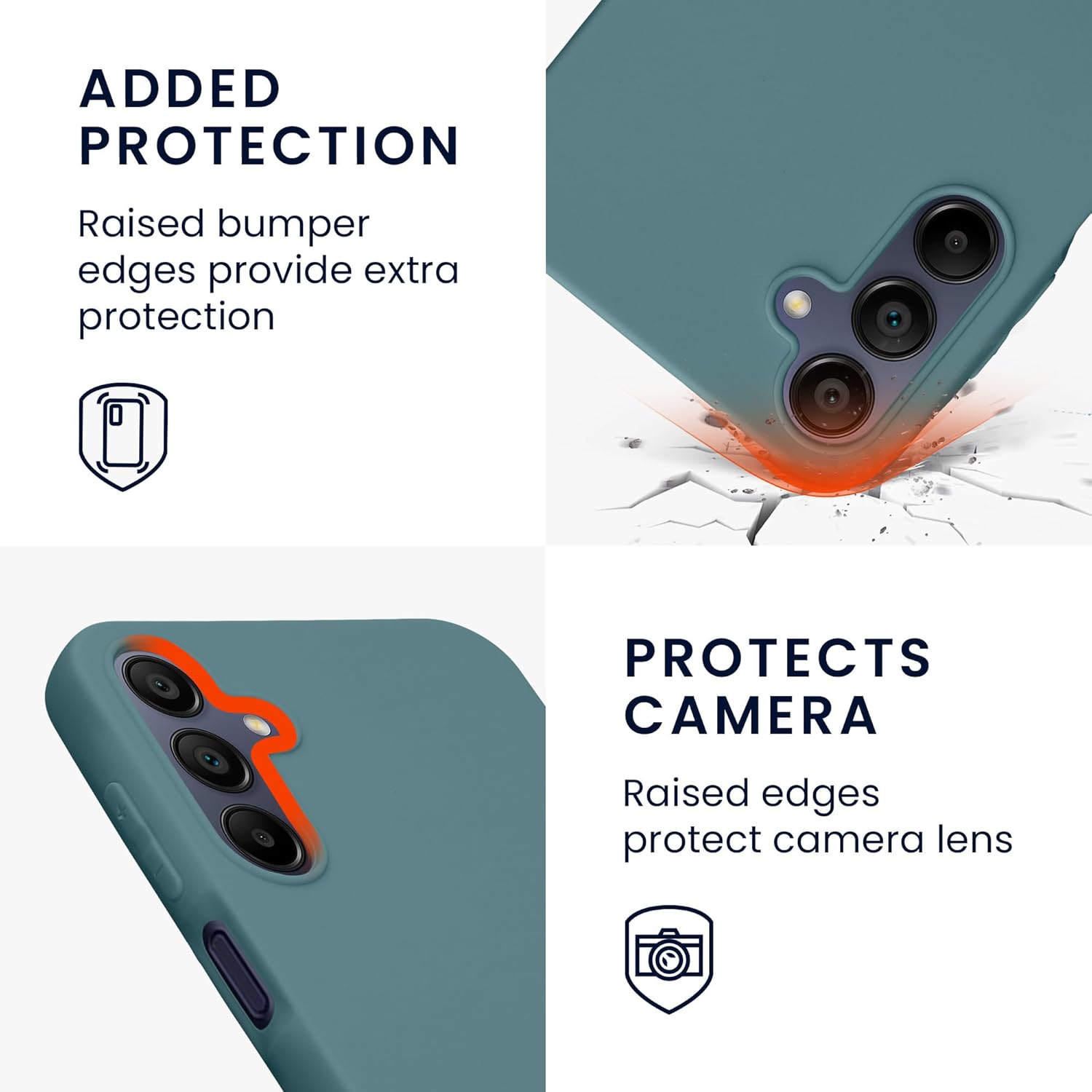 KW Samsung Galaxy A15 4G / A15 5G Λεπτή Θήκη Σιλικόνης TPU - Arctic Night