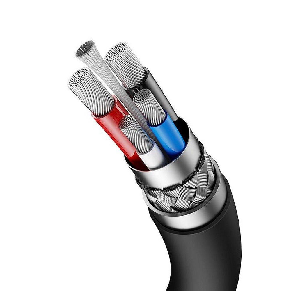 Joyroom S-1230M3 PD 60W 3A - Καλώδιο Δεδομένων και Φόρτισης Type-C to Type-C 1.8M - Black