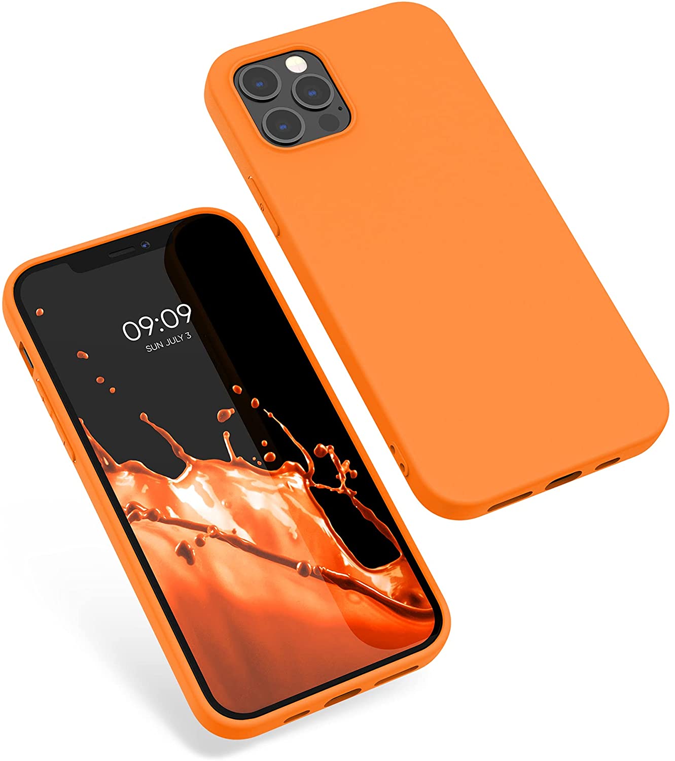 KW iPhone 12 Pro Max Θήκη Σιλικόνης TPU - Cosmic Orange - 53940.150