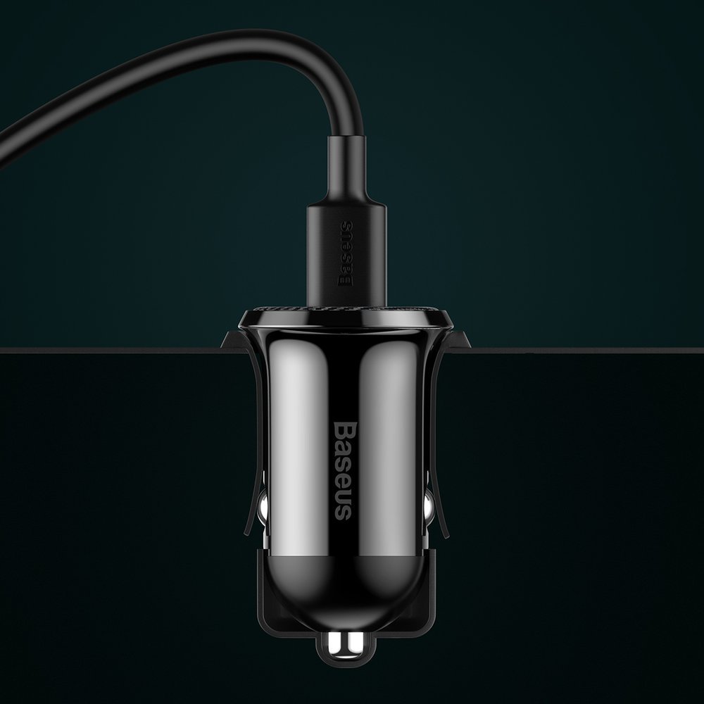 Baseus Grain Pro Car Charger - Φορτιστής Αυτοκινήτου 4.8A 2xUSB Ports - Black - CCALLP-01