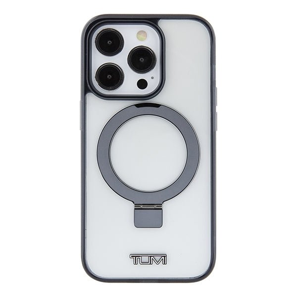 Tumi iPhone 15 Pro Max Transparent Ring Stand Magsafe Σκληρή Θήκη με Πλαίσιο Σιλικόνης και Stand / MagSafe - White - TUHMP15XSSFC