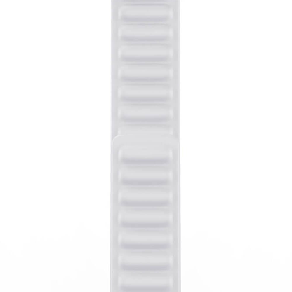 Techsuit Λουράκι Apple Watch 2/3/4/5/6/7/8/9/10/11 - SE (1/2/3) - 38/40/41/42mm Watchband W035 Σιλικόνης - White