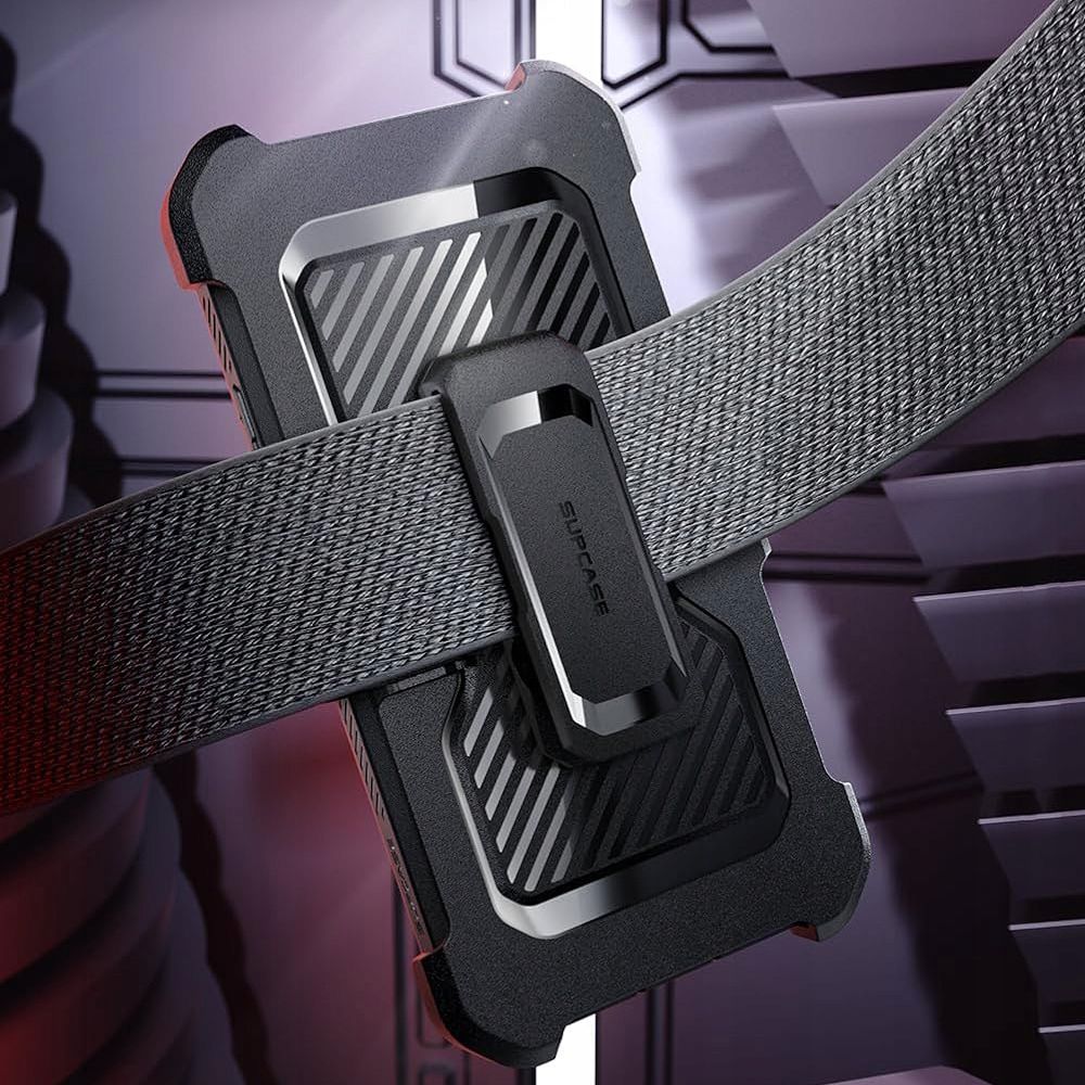 Supcase Samsung Galaxy A55 5G Unicorn Beetle Pro Σκληρή Θήκη με Προστασία Οθόνης και Stand - Black