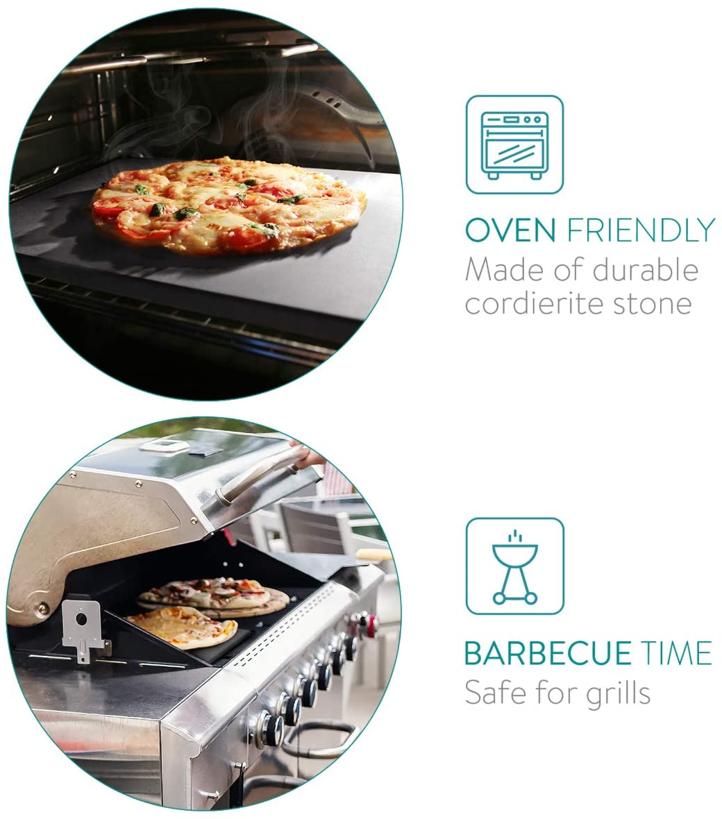 Navaris Πέτρα Ψησίματος Πίτσας - Black - 51246.01.3
