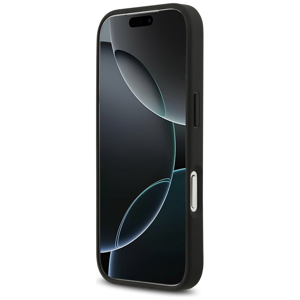 Red Bull iPhone 17 Pro - Meshed Debossed Bull MagSafe - Σκληρή Θήκη με Επένδυση Συνθετικού Δέρματος και Πλαίσιο Σιλικόνης - Navy - RBHMP17L24PUBUFV