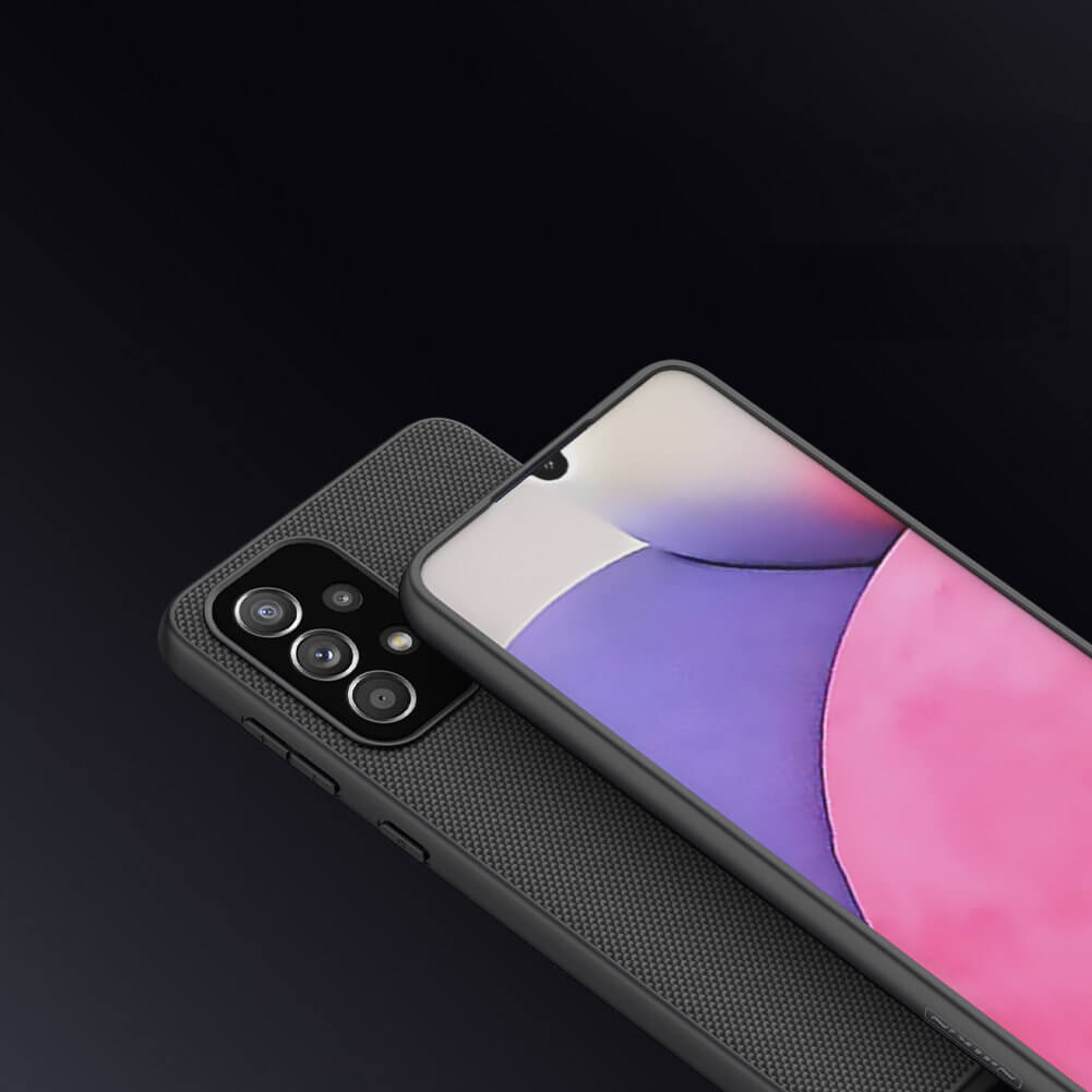 Nillkin Samsung Galaxy A33 5G Textured Case Σκληρή Θήκη με Πλαίσιο Σιλικόνης - Black