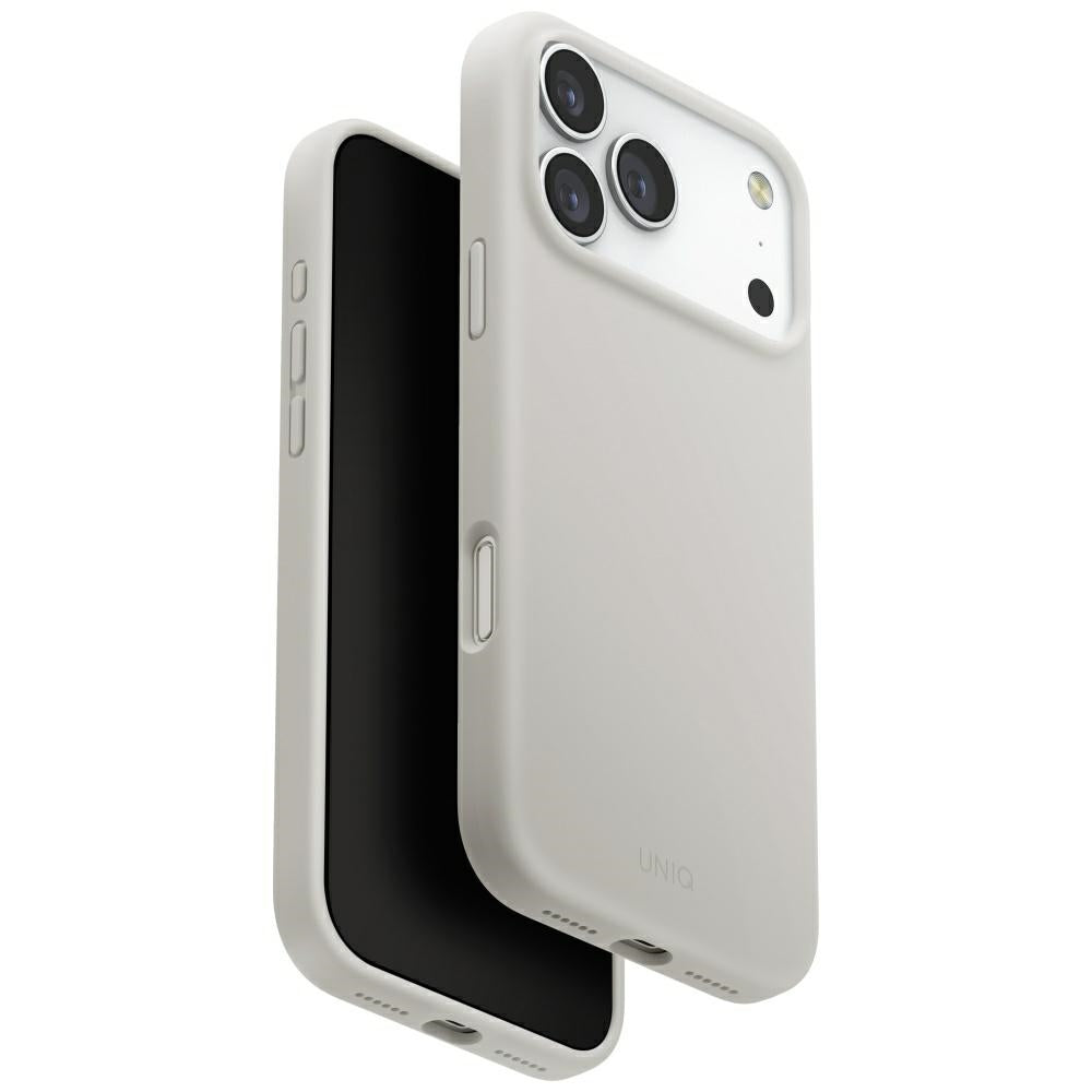 Uniq iPhone 17 Pro Max - Lino - Θήκη Σιλικόνης με MagSafe - Light Grey