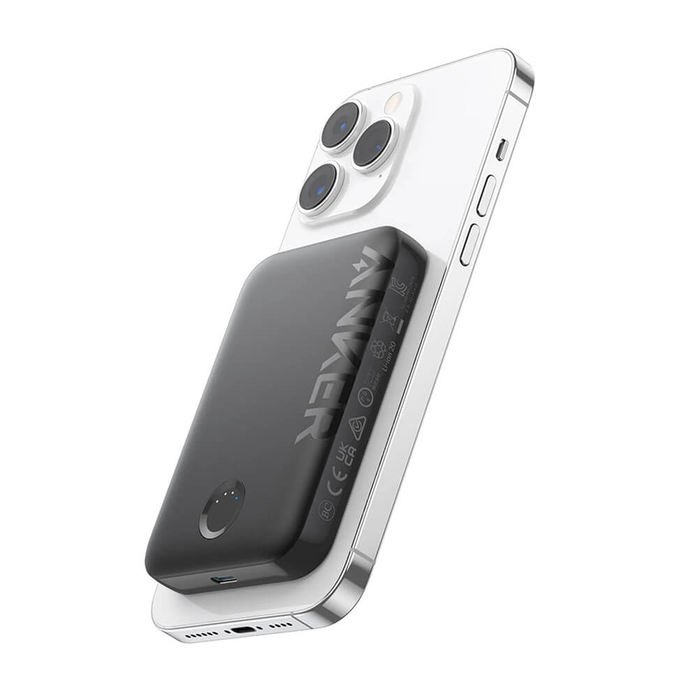 Anker Ασύρματο MagSafe Power Bank 321 - 5000mAh με 1 Θύρα Type-C - Black