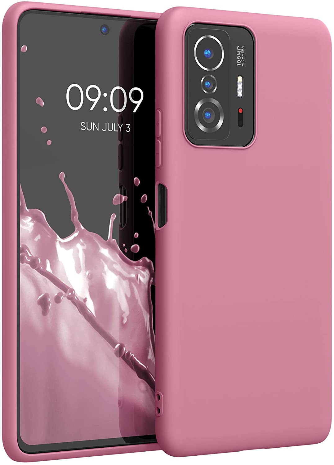 KW Xiaomi 11T / 11T Pro Θήκη Σιλικόνης TPU - Deep Rusty Rose - 56245.167