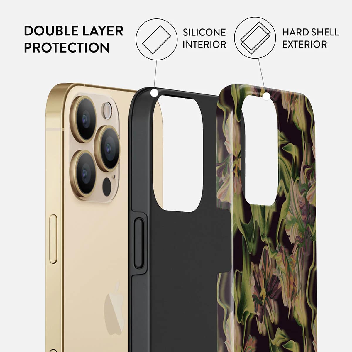 Burga iPhone 13 Pro Max Fashion Tough Σκληρή Θήκη - Subtropical