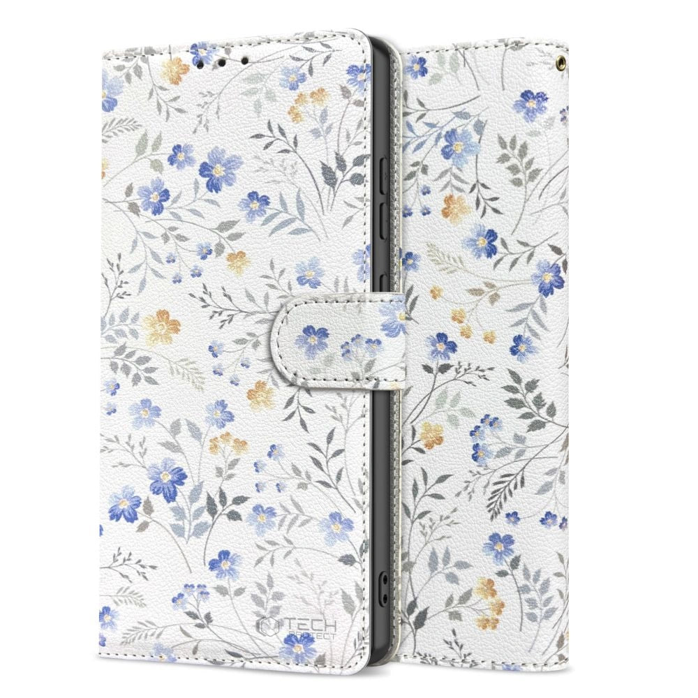 Tech - Protect Samsung Galaxy A56 5G Θήκη Πορτοφόλι Stand από Δερματίνη - Spring Flowers