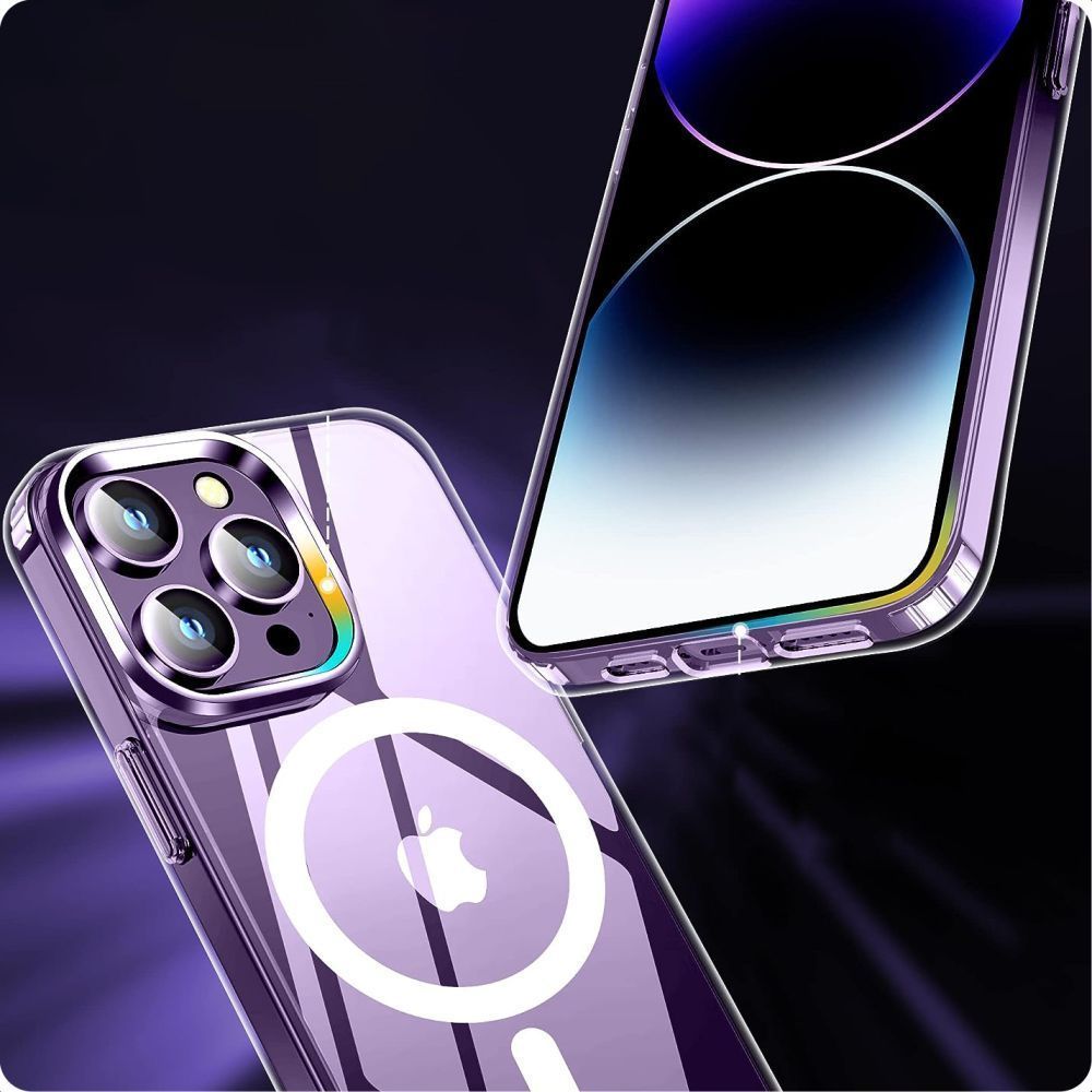 Tech - Protect Samsung Galaxy A55 5G Flexair Hybrid MagSafe Σκληρή Θήκη με Πλαίσιο Σιλικόνης και MagSafe - Διάφανη