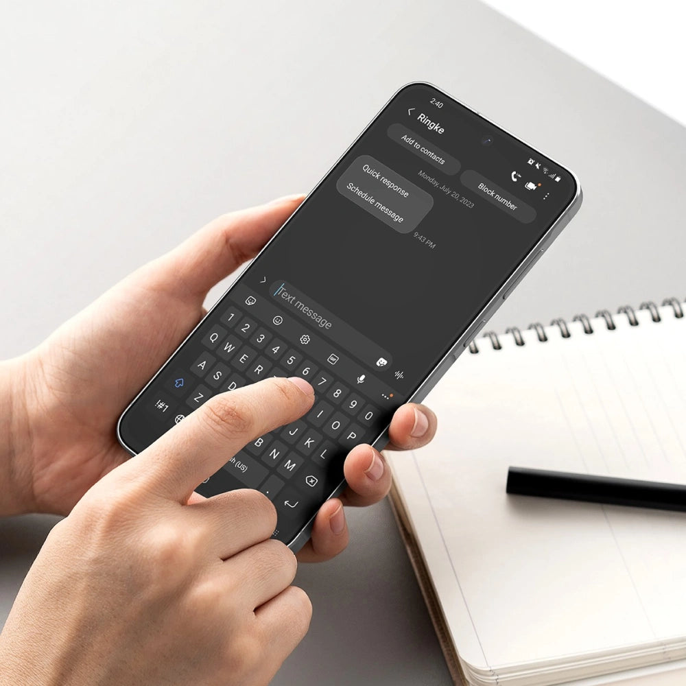 Ringke Samsung Galaxy A56 5G - Easy Slide 2.5D 9H Case Friendly Αντιχαρακτικό Γυαλί Οθόνης - 2 Τεμάχια - Clear