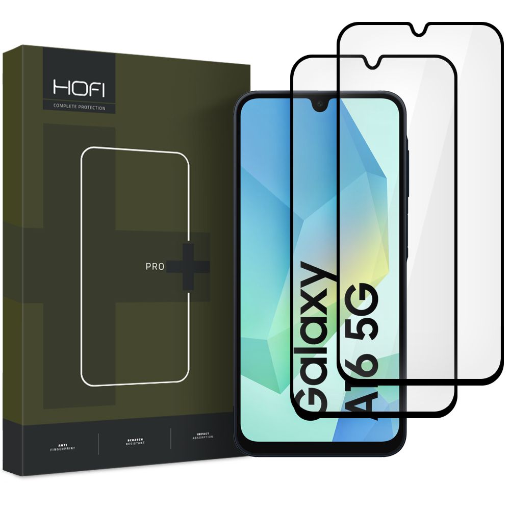 Hofi Samsung Galaxy A16 4G / A16 5G Glass Pro+ 0.3mm 2.5D 9H Full Screen Tempered Glass Αντιχαρακτικό Γυαλί Οθόνης - 2 Τεμάχια - Black