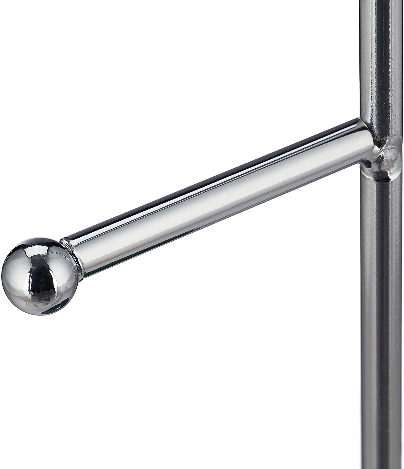 Relaxdays Μεταλλικό Stand Κοσμημάτων με Μαρμάρινη Βάση - Green / Silver - 4052025330170