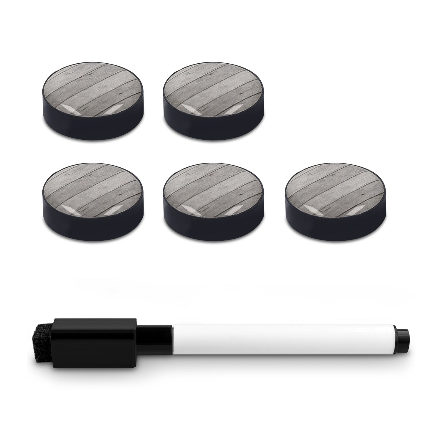 Navaris Μαγνητικός Πίνακας Ανακοινώσεων - 70 x 50 cm - Wooden Planks - 49996.01