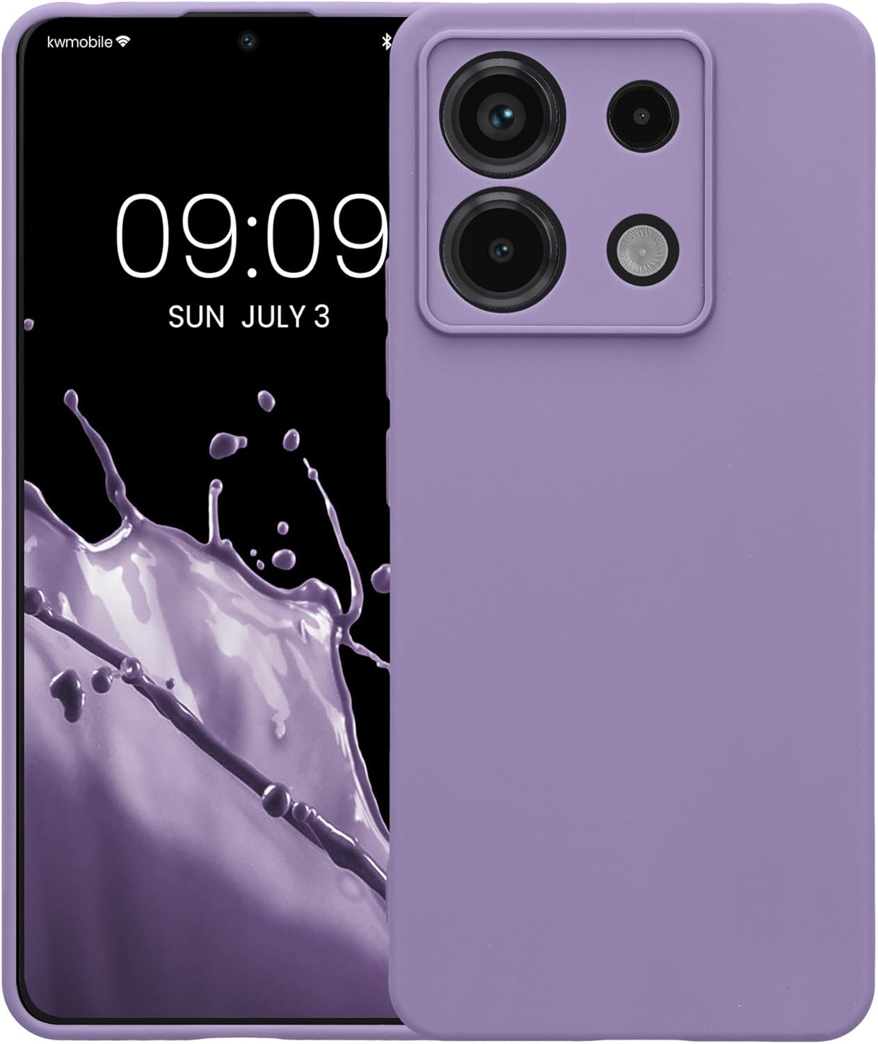 KW Xiaomi Redmi Note 13 Pro 5G / Poco X6 5G Θήκη Σιλικόνης TPU - Violet Purple