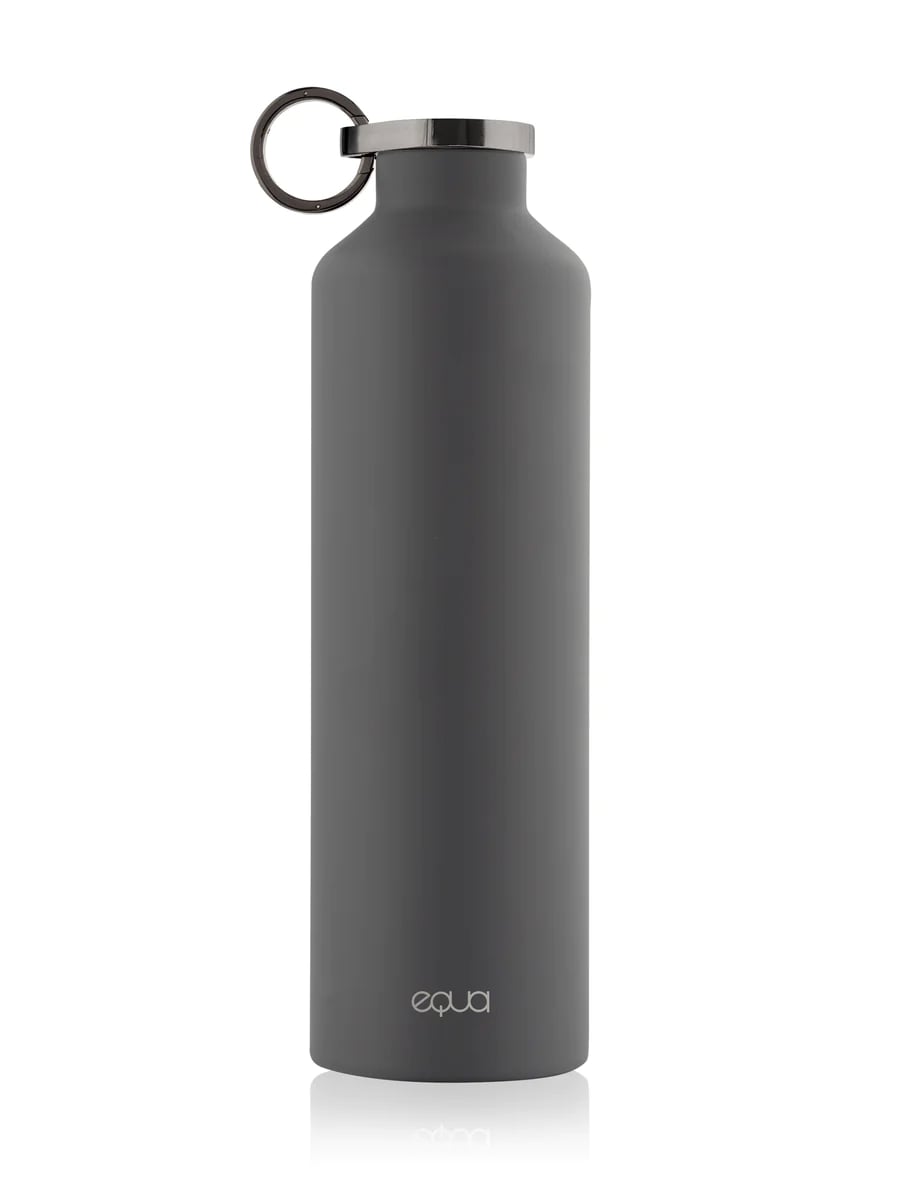 Equa Thermo Bottle Μπουκάλι Θερμός από Ανοξείδωτο Ατσάλι - 680ml - Dark Grey