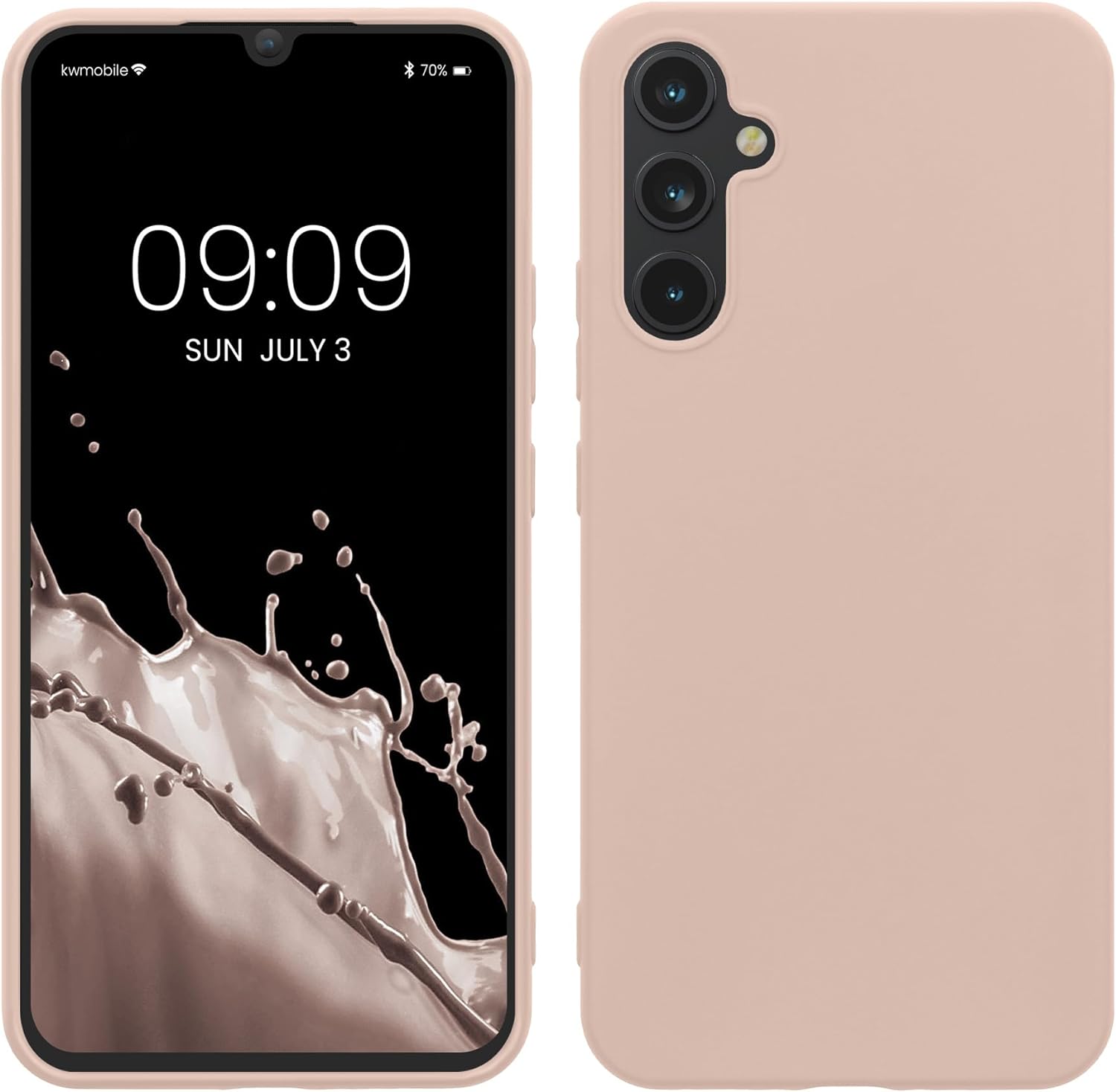 KW Samsung Galaxy A34 5G Θήκη Σιλικόνης TPU - Coconut Swirl - 60809.225