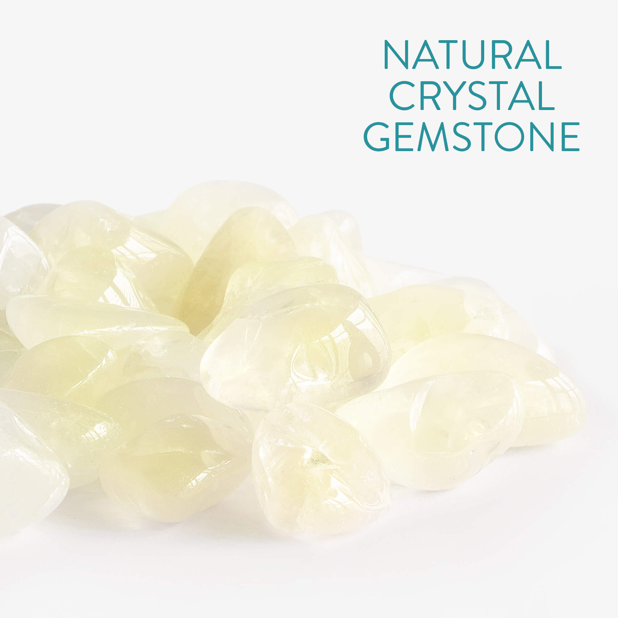 Navaris Γυάλινο Μπουκάλι Νερού με Πέτρες Κιτρίτη και Θήκη - BPA FREE - 420ml - Citrine Stone - 53150.05