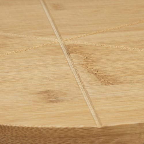 Relaxdays Σανίδα Κοπής και Σερβιρίσματος Πίτσας από Μπαμπού - Natural - 4052025202415