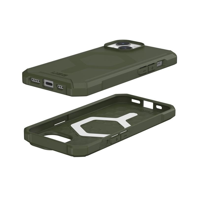 UAG iPhone 15 Essential Armor MagSafe Θήκη Σιλικόνης TPU με MagSafe - Olive Drab