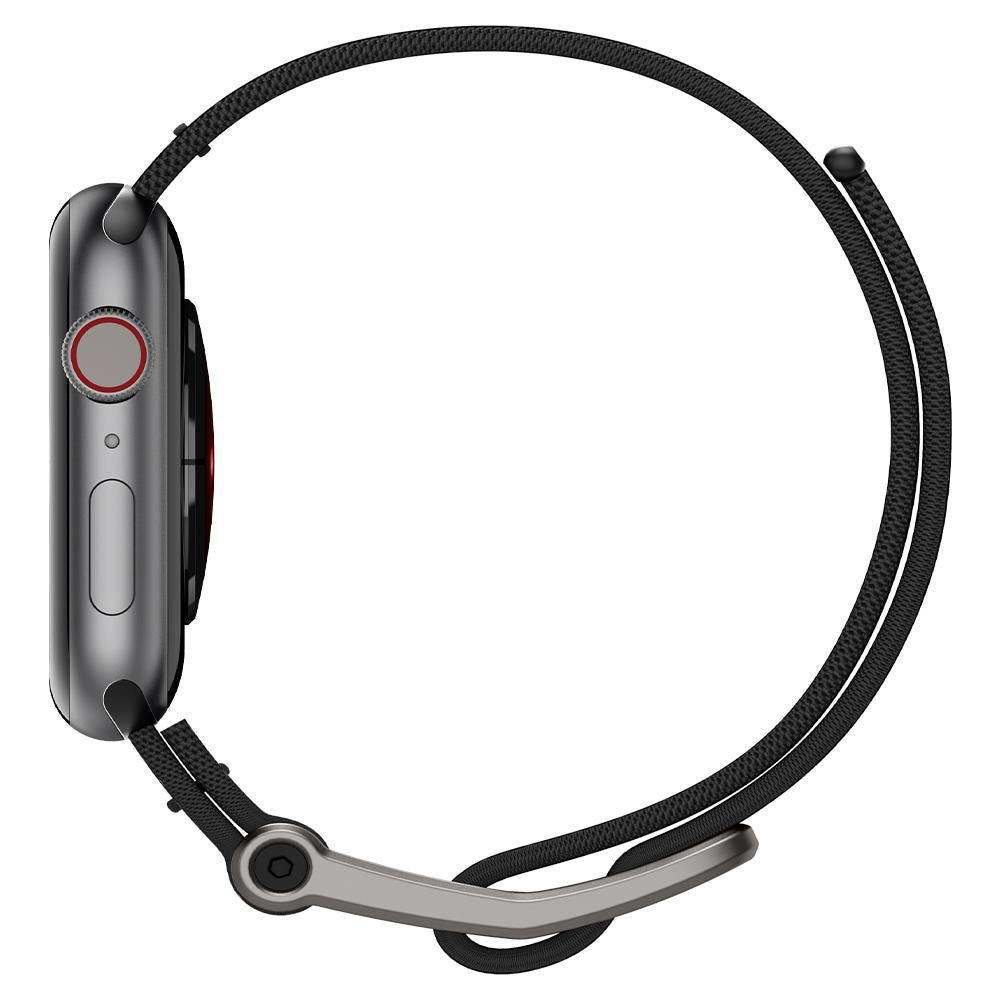 Spigen Λουράκι Apple Watch 4/5/6/7/8/9/10/11 - SE (1/2/3) - ULTRA (1/2/3) - 44/45/46/49mm DuraPro Flex - Black