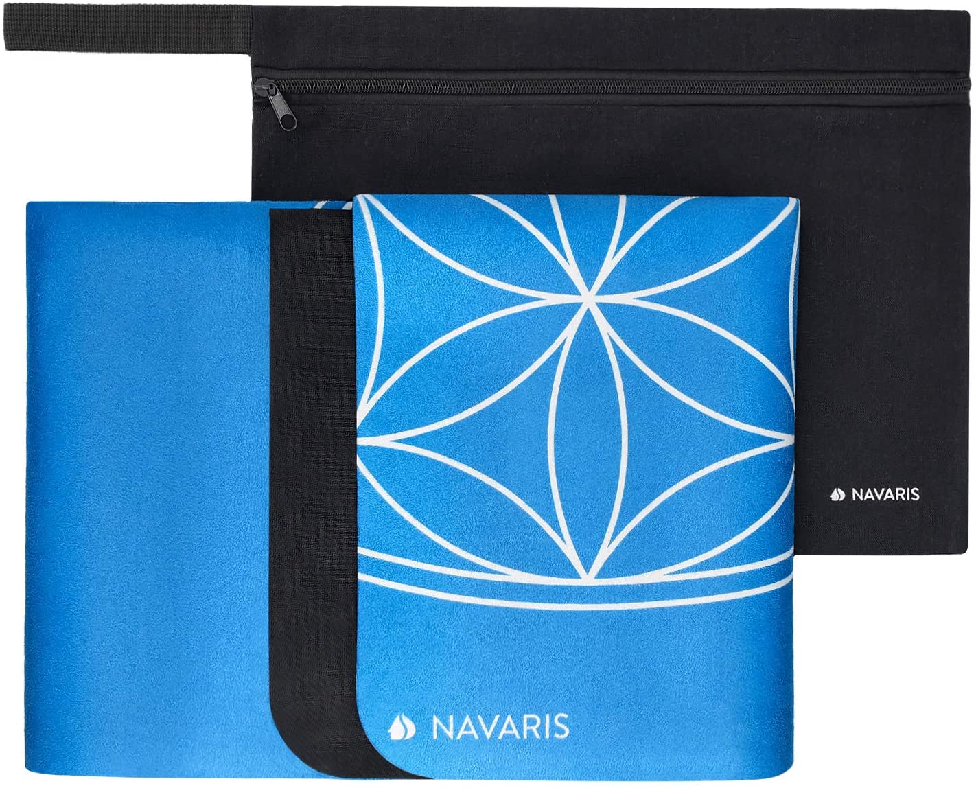 Navaris Αναδιπλούμενο Στρώμα Γυμναστικής με Τσάντα Μεταφοράς - 1.5mm Πάχος - Blue - 52702.04.01