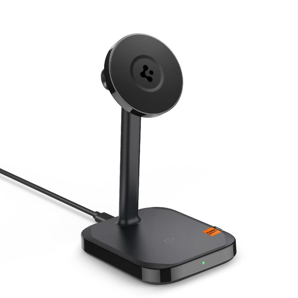 Spigen PF2100 Arcfield MagFit 7.5W Βάση Ασύρματης Φόρτισης MagSafe για Smartphones και Airpods - Black