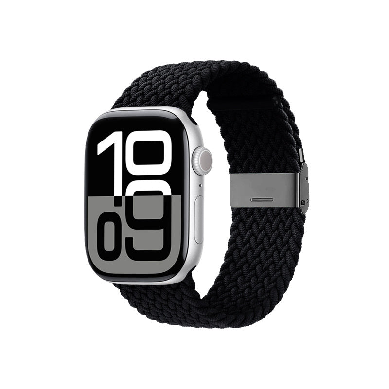 Crong Λουράκι Apple Watch 2/3/4/5/6/7/8/9/10/11 - SE (1/2/3) - 38/40/41/42mm Wave Band - Graphite