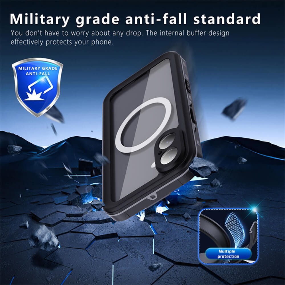 ShellBox iPhone 16 Plus - Αδιάβροχη Θήκη IP68 - Black