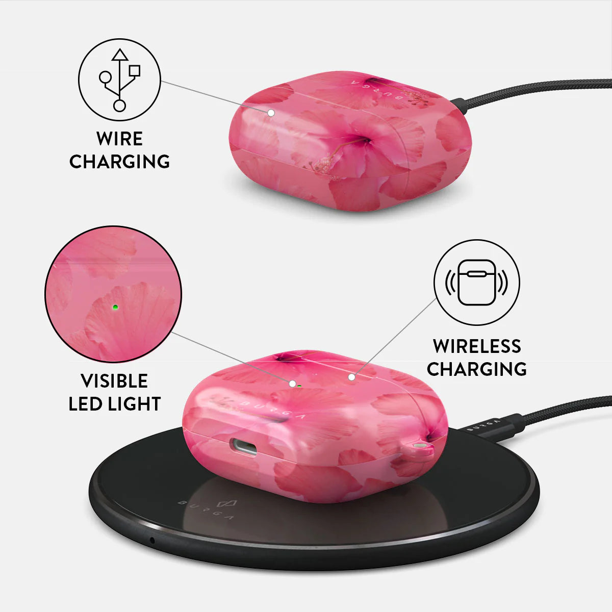 Burga AirPods 3 Σκληρή Θήκη - Island Girl