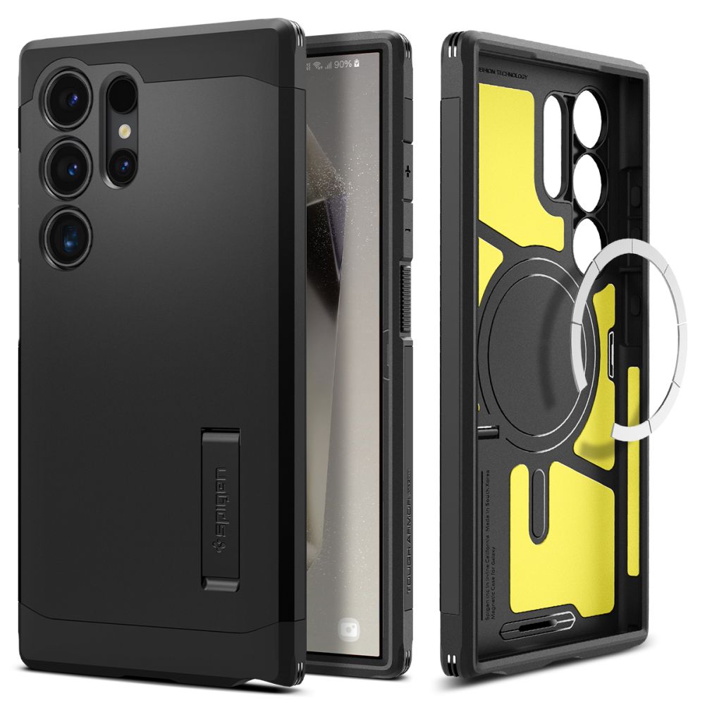 Spigen Samsung Galaxy S24 Ultra Tough Armor Mag Σκληρή Θήκη με MagSafe - Black