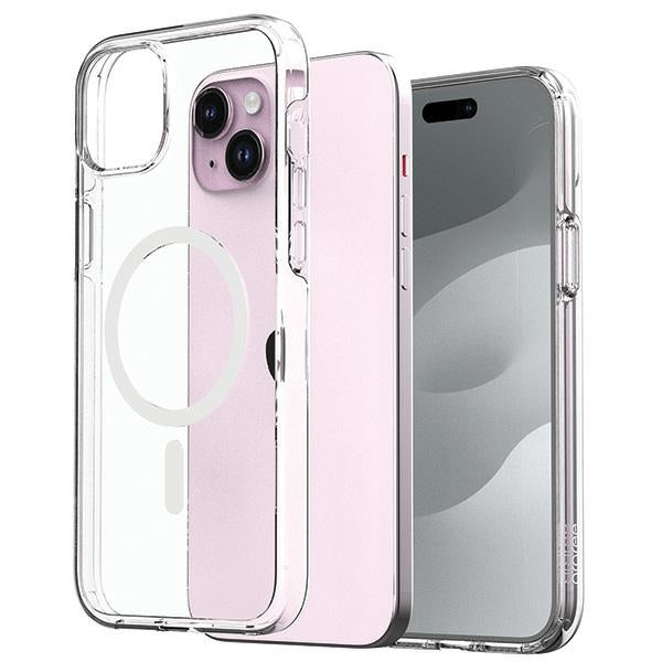 Araree iPhone 15 Plus / 14 Plus Duple M Σκληρή Θήκη με Πλαίσιο Σιλικόνης και MagSafe - Διάφανη