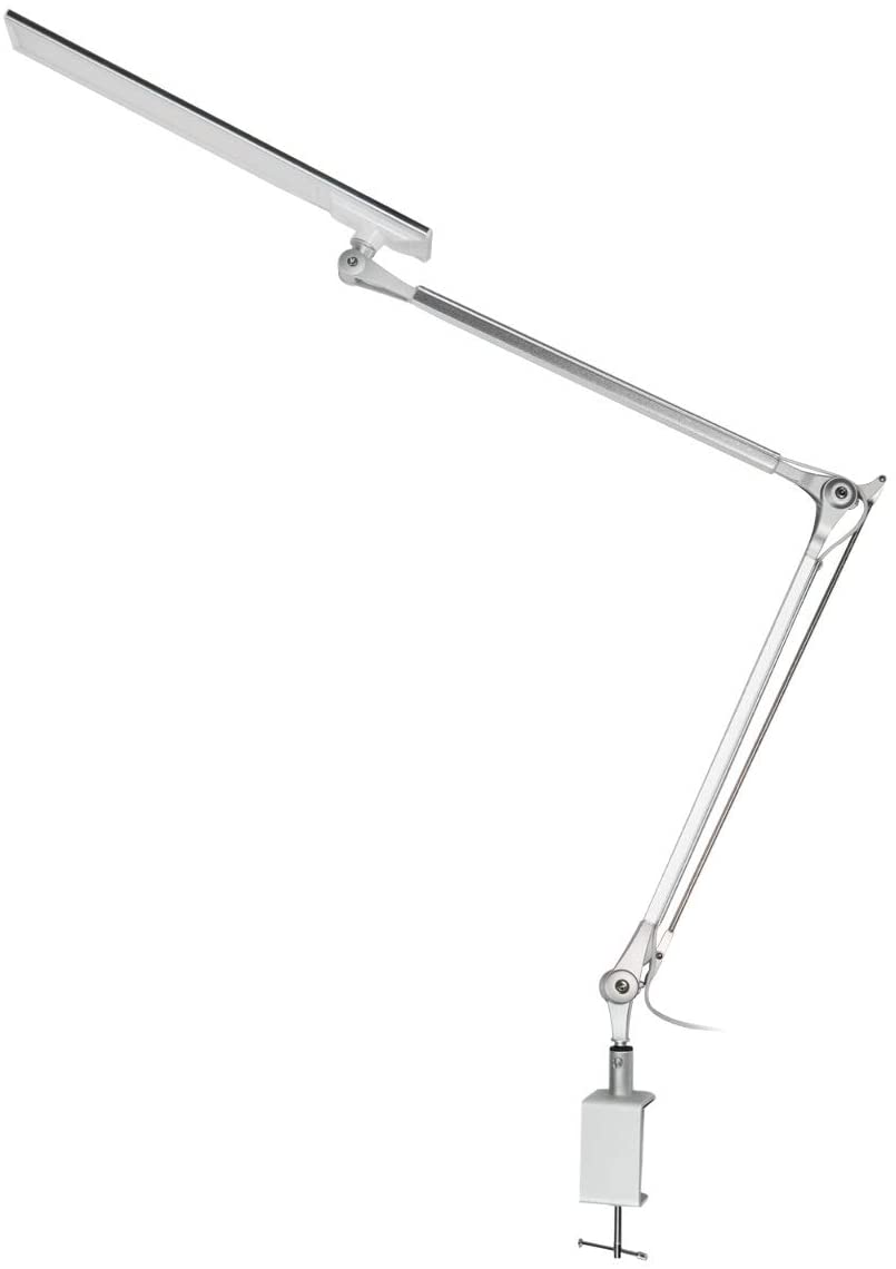 Navaris LED Desk Lamp Aluminium Clamp Lamp Επιτραπέζιο Φωτιστικό Αλουμινίου - Silver - 45791.35