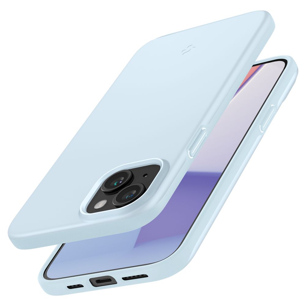 Spigen iPhone 15 Thin Fit Σκληρή Θήκη - Mute Blue