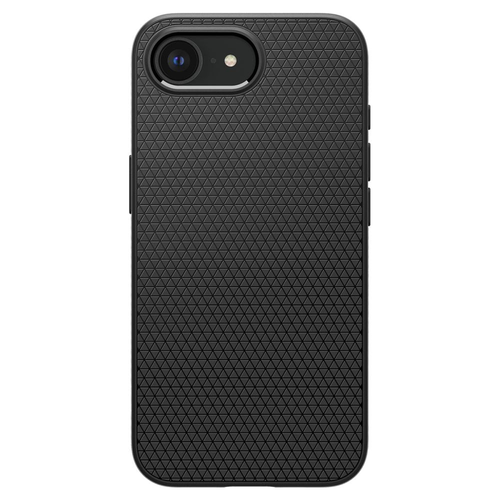 Spigen iPhone 16e Liquid Air Θήκη Σιλικόνης - Matte Black