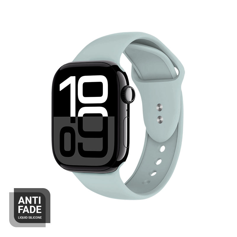 Crong Λουράκι Apple Watch 4/5/6/7/8/9/10/11 - SE (1/2/3) - ULTRA (1/2/3) - 44/45/46/49mm Σιλικόνης - Liquid Strap - Mint