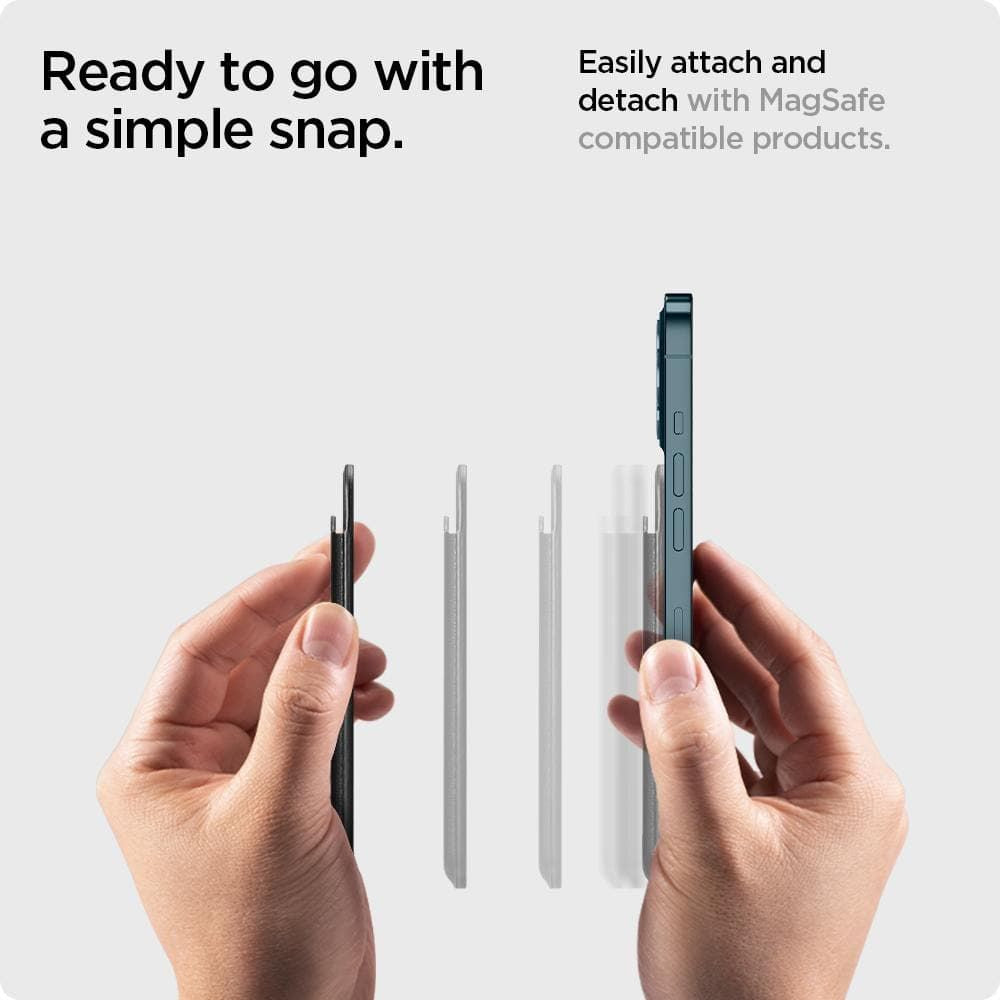 Spigen Valentinus MagSafe Universal Magnetic Card Holder - Θήκη για Κάρτες - Black