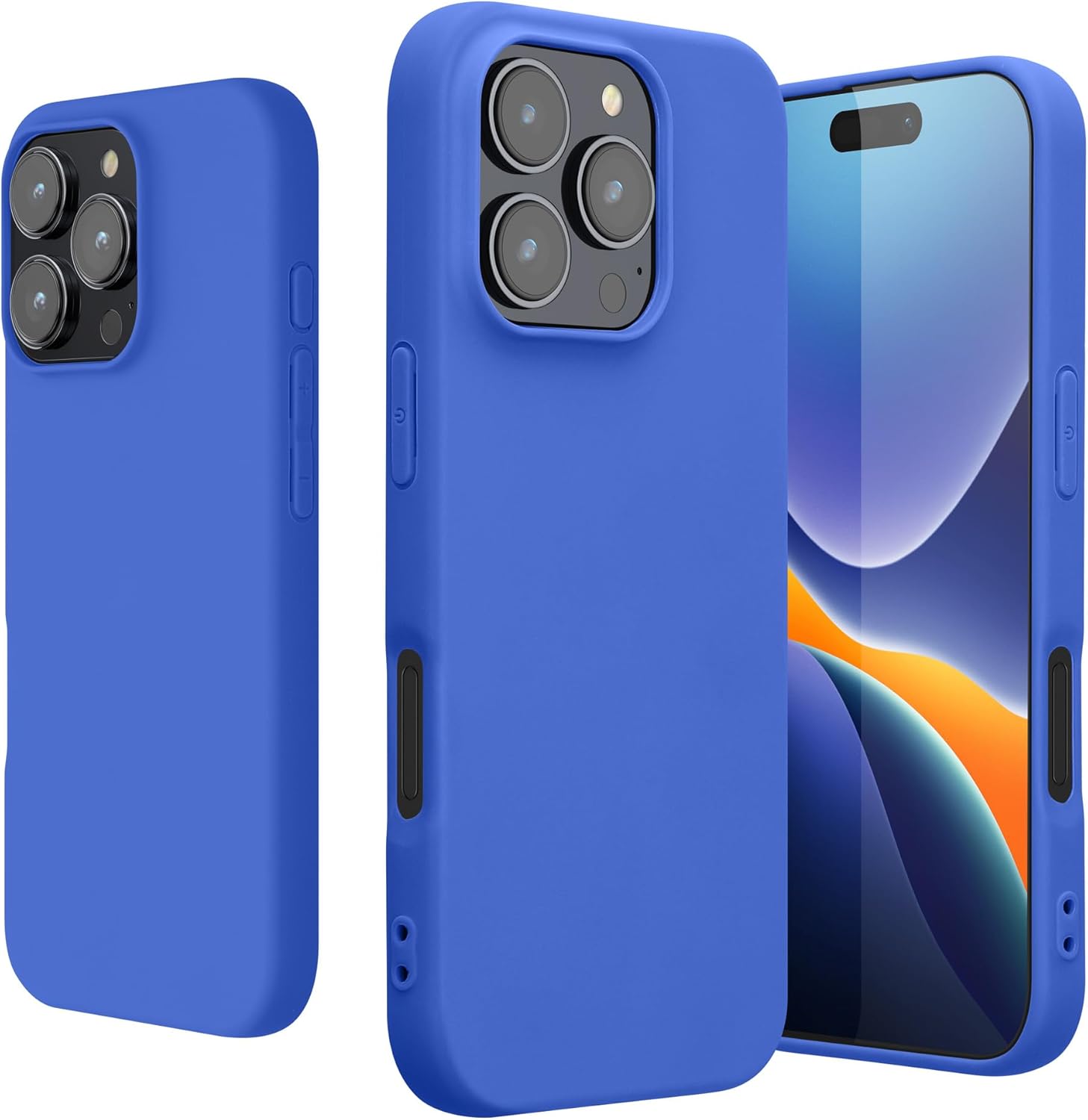 KW iPhone 16 Pro Max Λεπτή Θήκη Σιλικόνης TPU - Baltic Blue