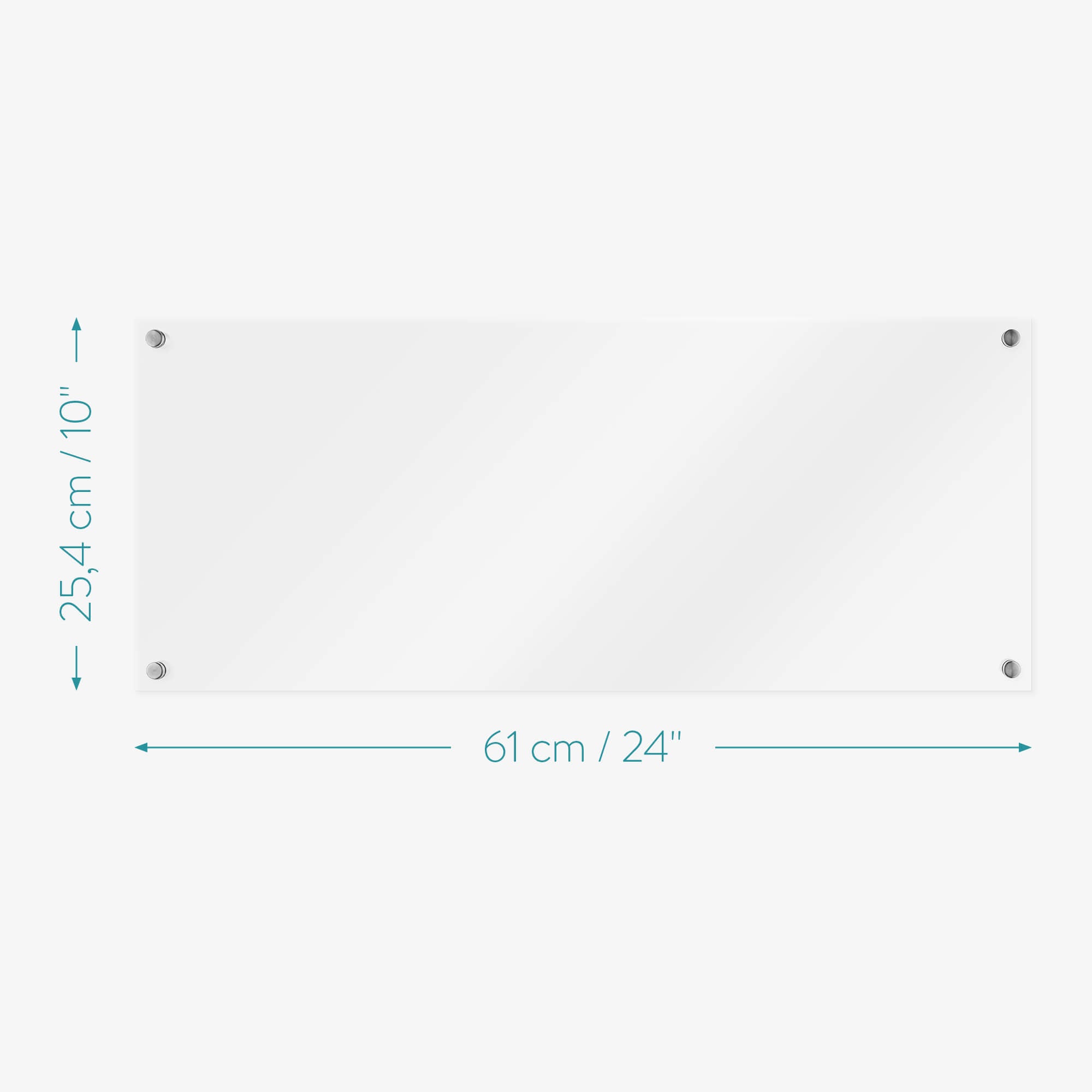 Navaris Ακρυλικός Πίνακας - 25.4 x 61 cm - Διάφανος - 56119.1