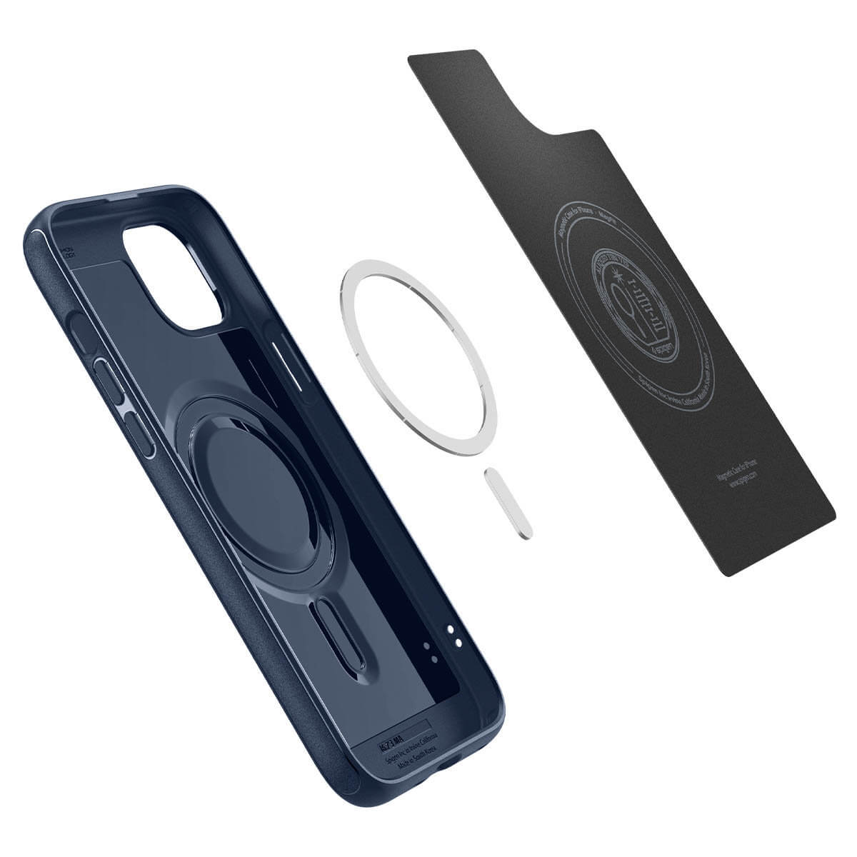 Spigen iPhone 15 Plus Mag Armor Θήκη Σιλικόνης TPU με MagSafe - Navy Blue