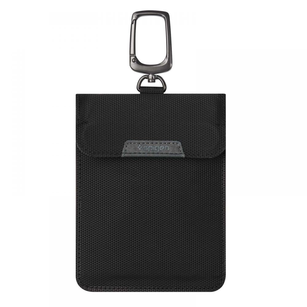 Spigen Faradaya Pouch RFID Signal Blocker Θήκη για Κλειδί Αυτοκινήτου Keyless Go - Black