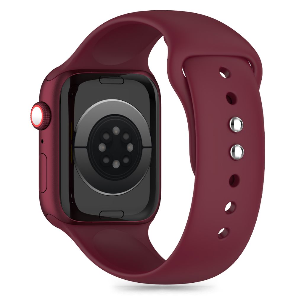 Tech-Protect Λουράκι Apple Watch 4/5/6/7/8/9/10/11 - SE (1/2/3) - ULTRA (1/2/3) - 44/45/46/49mm Silicone Σιλικόνης - Mulberry