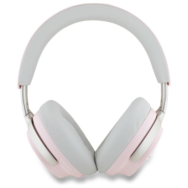 Guess Over-Ear Metal Script Logo - Ασύρματα Bluetooth Ακουστικά - Pink