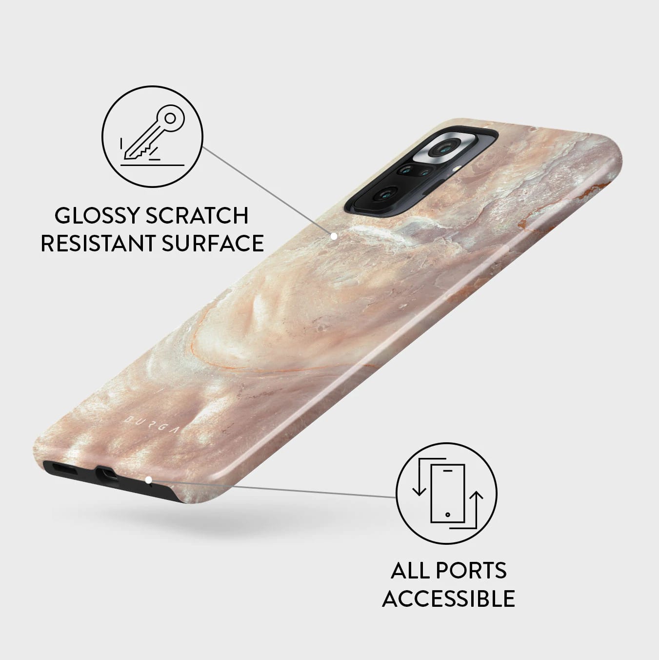 Burga Xiaomi Redmi Note 10 Pro Fashion Tough Σκληρή Θήκη - Serene Sunset