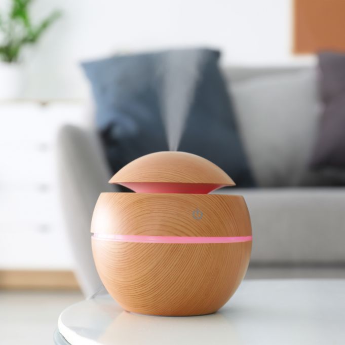 Relaxdays Diffuser με Όψη Ξύλου - Light Brown - 4052025910044